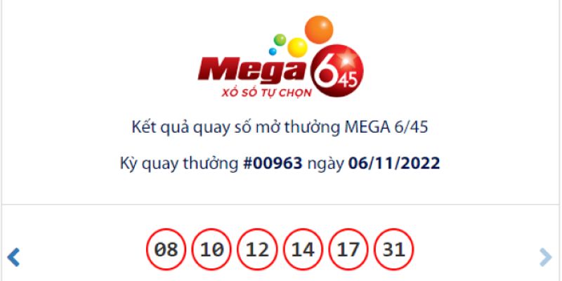 Hướng dẫn người chơi tham gia xổ số Mega 6/45